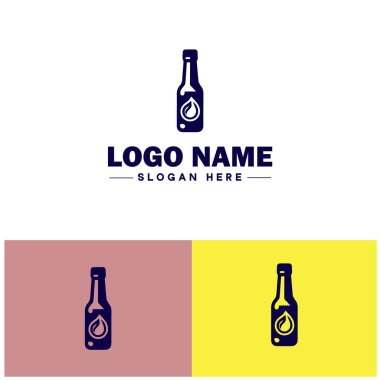 Acılı Sos Markası Baharat Sosu etiketi Pepper sos markası Chili sos şirketi düz logo işareti düzenlenebilir vektörü