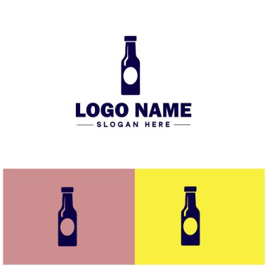 Acılı Sos Markası Baharat Sosu etiketi Pepper sos markası Chili sos şirketi düz logo işareti düzenlenebilir vektörü