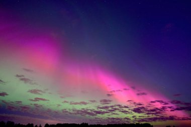 Letonya 'nın kuzey ışıkları