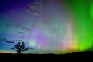Letonya 'nın kuzey ışıkları