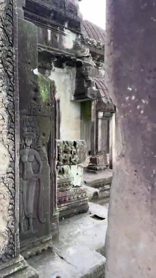 Temple Angkor Wat Cambodia — Stock Video