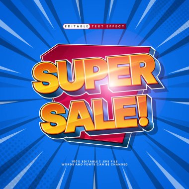 metin efekti süper satış