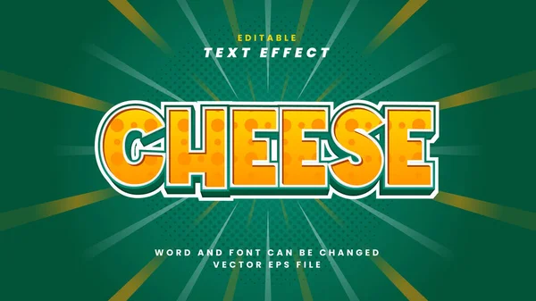 Cheese editable text effect