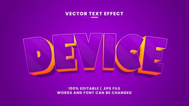 Basit ve modern metin biçiminde 3d düzenlenebilir metin efekti