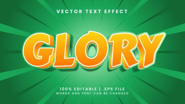 Parlak ve zarif metin tarzıyla görkemli düzenlenebilir metin efekti