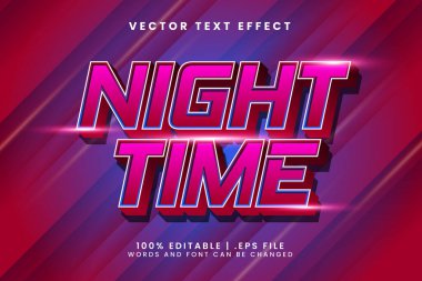 gece parti metin efekti düzenlenebilir dans ve müzik metin biçimi