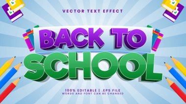 Okula karalama ile 3D düzenlenebilir metin efekti