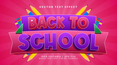 Okula karalama ile 3D düzenlenebilir metin efekti