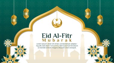 Mübarek 'in cami ve fenerli arka planı