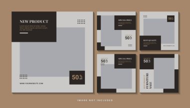 Mobilyalı ev dekorasyonu için Instagram gönderileri koleksiyonu