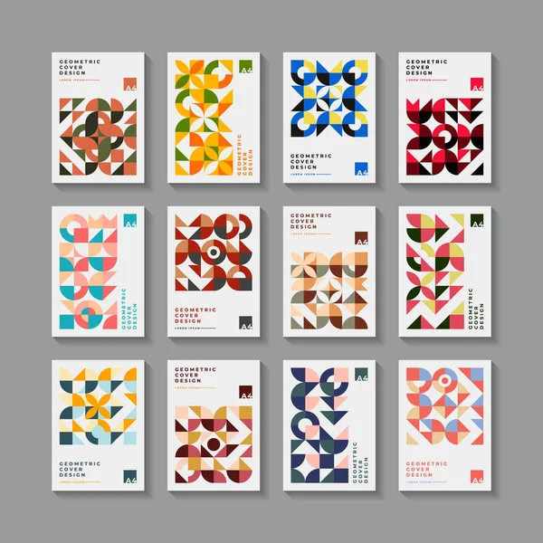 soyut geometrik iş örtüsü koleksiyonu