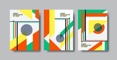 soyut geometrik iş örtüsü koleksiyonu