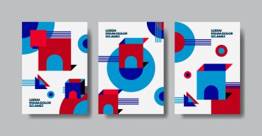 soyut geometrik iş örtüsü koleksiyonu