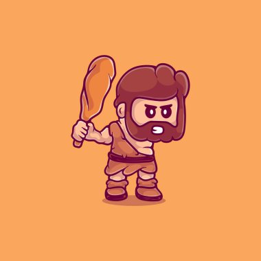 şirin mağara adamı çizimi