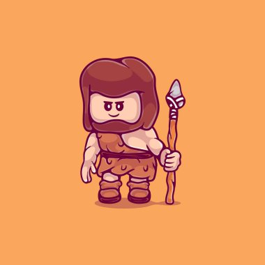 şirin mağara adamı çizimi