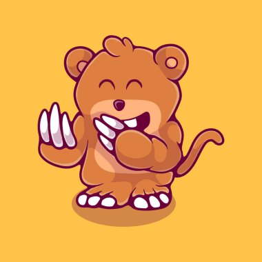 Şirin dağ sıçanı illüstrasyon günü