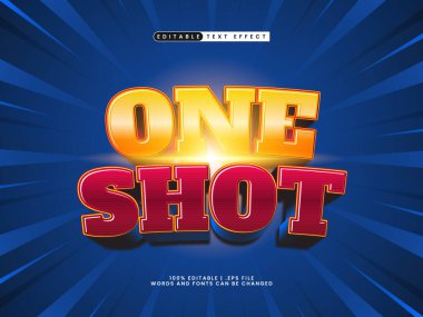 çocuklar ve oyun için uygun tek kare düzenlenebilir metin efekti