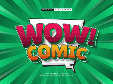 Vay canına, komik 3d düzenlenebilir metin efekti