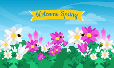 yaratıcı düz yay arkaplanı