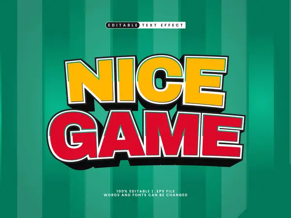 güzel oyun düzenlenebilir metin efekti biçimi