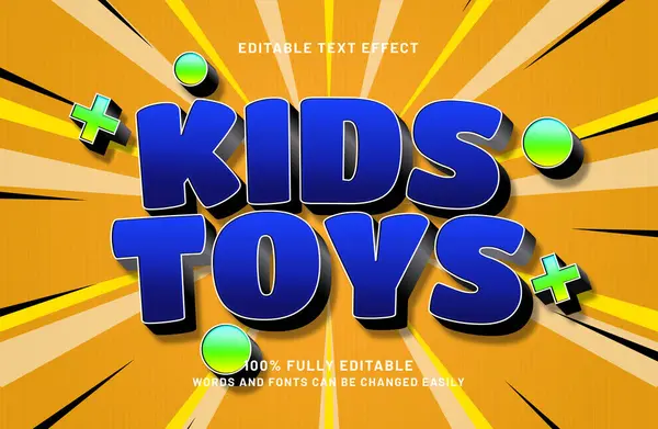 çocuklar oyuncaklar düzenlenebilir metin efekti