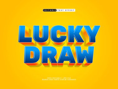 şanslı çizilebilir metin efekti