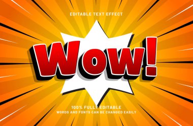 Vay canına, komik bir metin efekti şablonu