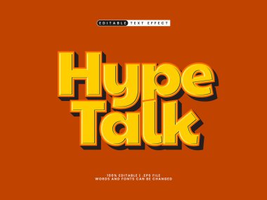 Abartılı konuşma düzenlenebilir metin efekti biçimi