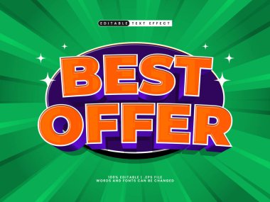 En iyi teklif edilebilir metin efekti