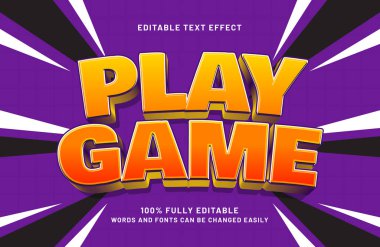 oyun biçimi ile oyun düzenlenebilir metin efekti