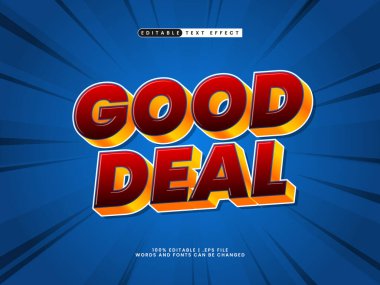 iyi anlaşma düzenlenebilir metin efekti