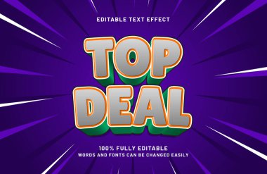 İndirimli metin biçiminde en iyi anlaşma düzenlenebilir metin efekti