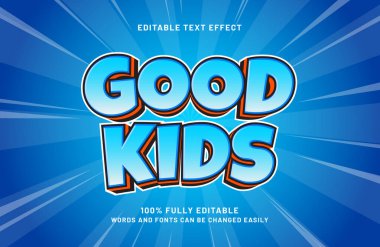 İyi çocuklar Dan oyununda düzeltilebilir metin efekti