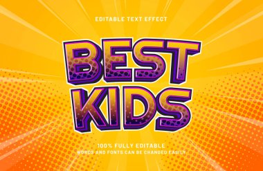 Dan oyunundaki en iyi çocuklar metin efekti