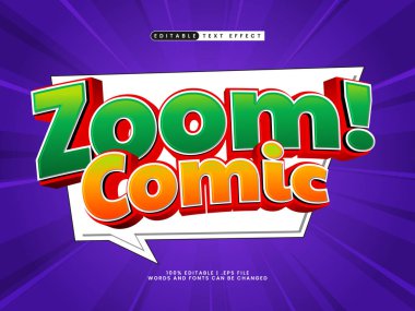 komik metin biçiminde komik metin efektini yakınlaştır