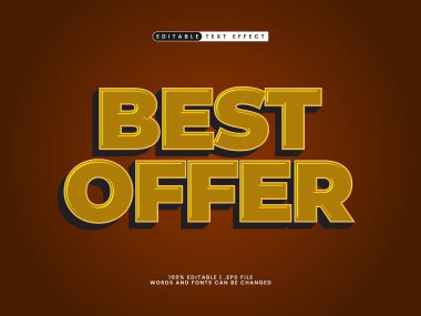 Basit ve mutlu metin biçiminde en iyi düzenlenebilir metin efekti