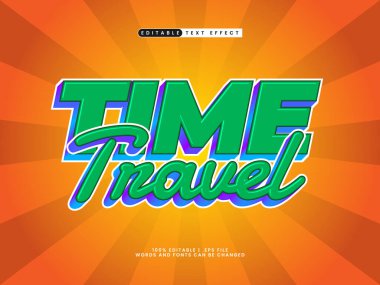 Oyun ve eylem metin biçiminde zaman yolculuğu düzenlenebilir metin efekti