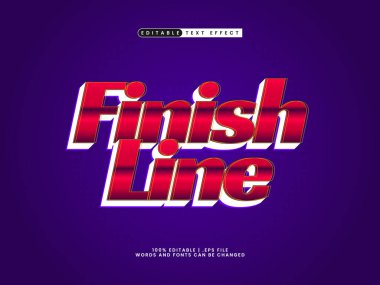 basit ve modern metin biçiminde düzenlenebilir metin efektini bitir