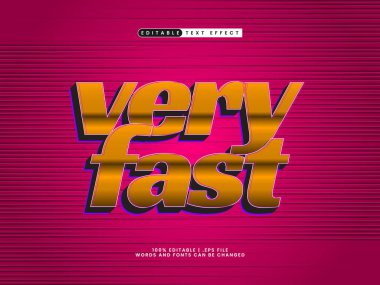 Basit ve modern metin biçiminde çok hızlı düzenlenebilir metin efekti