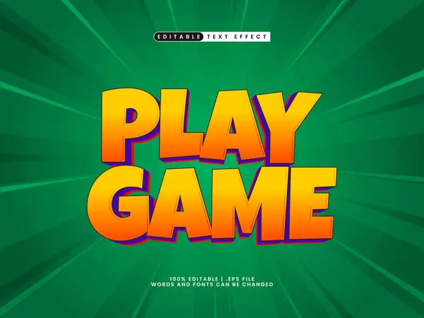 oyun kahramanı metin tarzında düzenlenebilir metin efekti çal