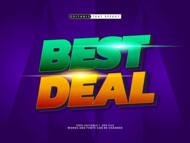 satışta ve indirimli metin tarzında en iyi düzenlenebilir metin efekti