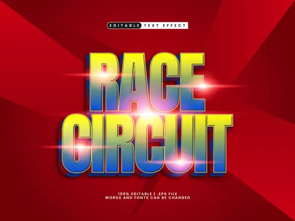 yarış devresi düzenlenebilir metin efekti yarış ve hızlı metin biçimi