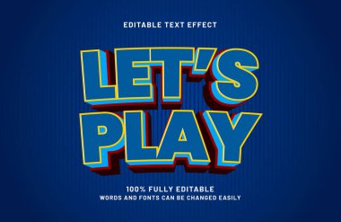 Oyunda düzenlenebilir metin efekti oynayalım ve çocuklar metin biçimi