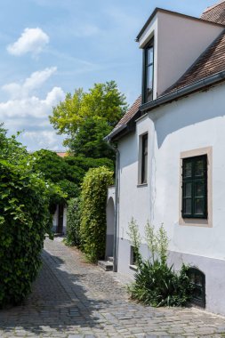 Narrow street in Szentendre in summer, Hungary