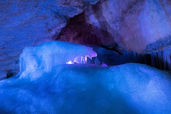 Cueva Hielo Gigante Dachstein Cerca Hallstatt Austria — Foto de Stock