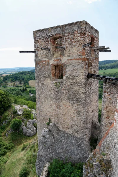 Castelo Csesznek Verão Hungria — Fotografia de Stock