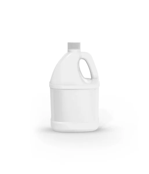 Eine Gallone Flasche Auf Weißem Hintergrund — Stockfoto