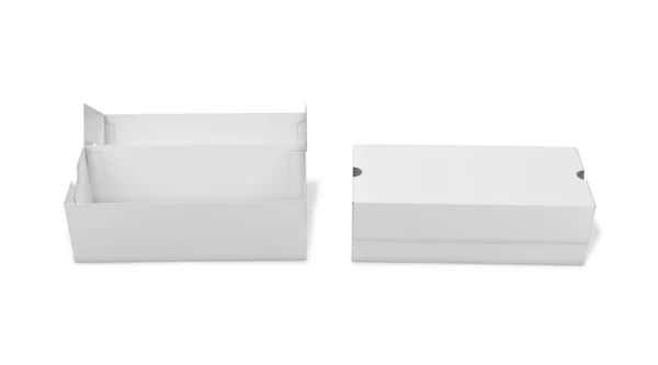 Box Scarpa Sfondo Bianco — Foto Stock