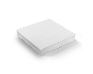 Beyaz arkaplan üzerine kapak kitabı