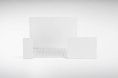 Beyaz arka plan cihazlarda